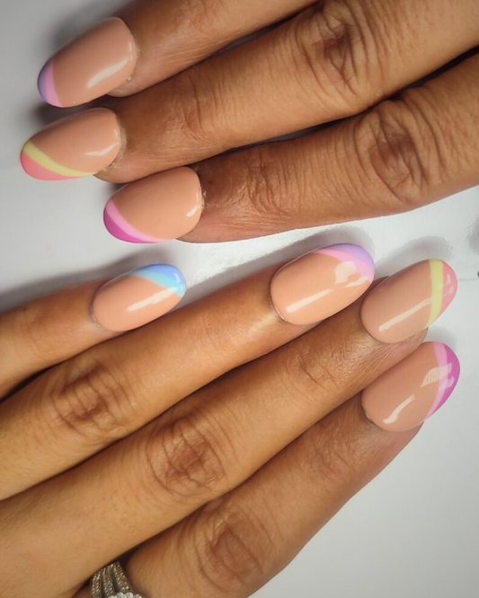 Pastel Pop Tips - Oval