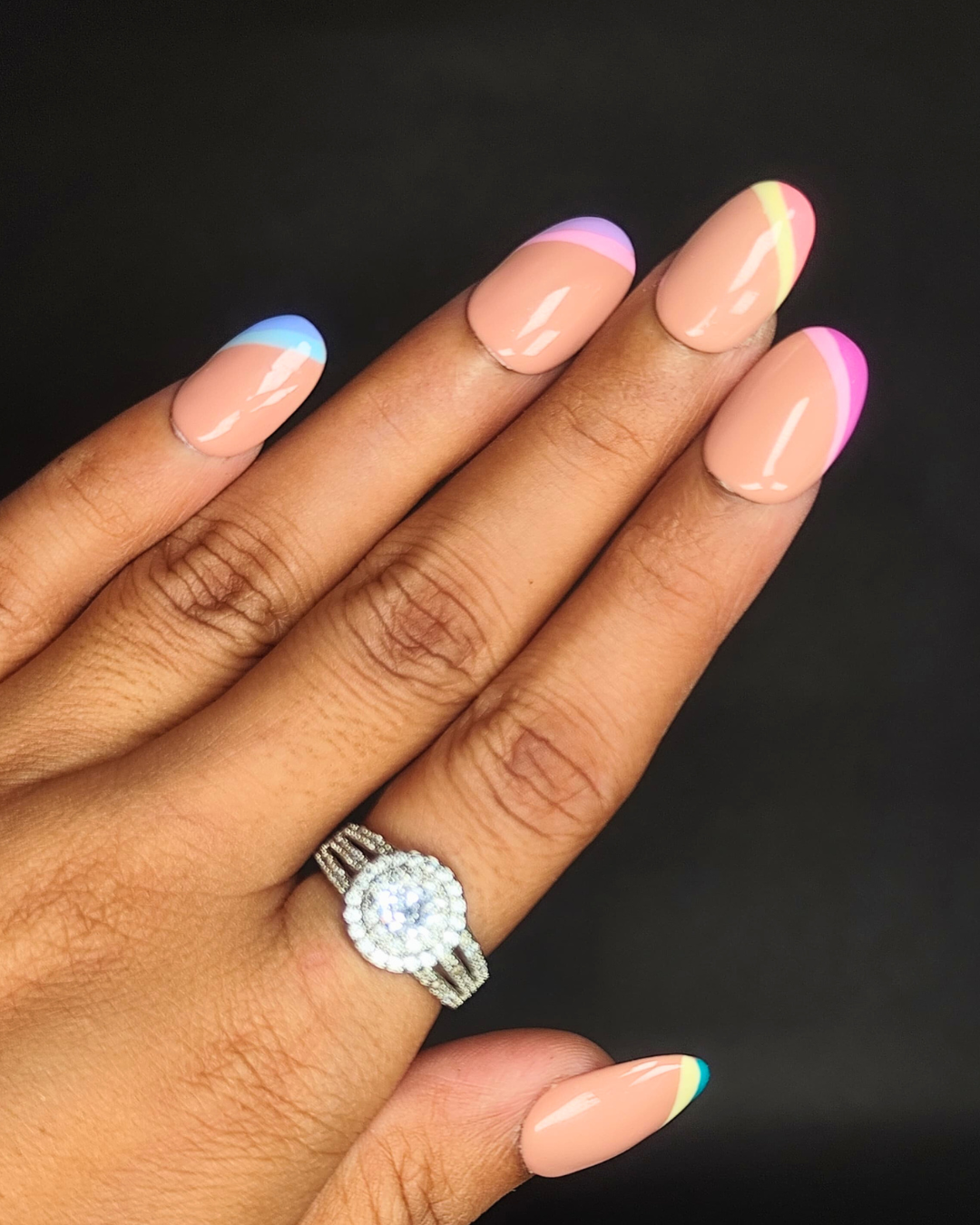Pastel Pop Tips - Oval