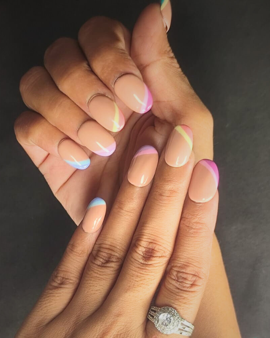 Pastel Pop Tips - Oval
