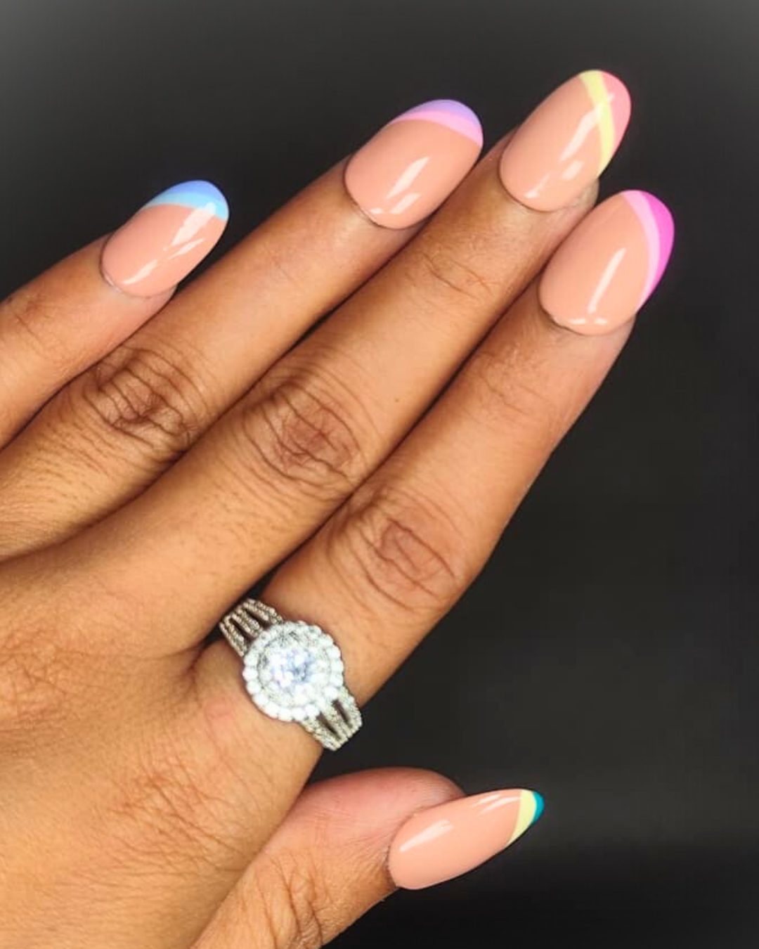 Pastel Pop Tips - Oval