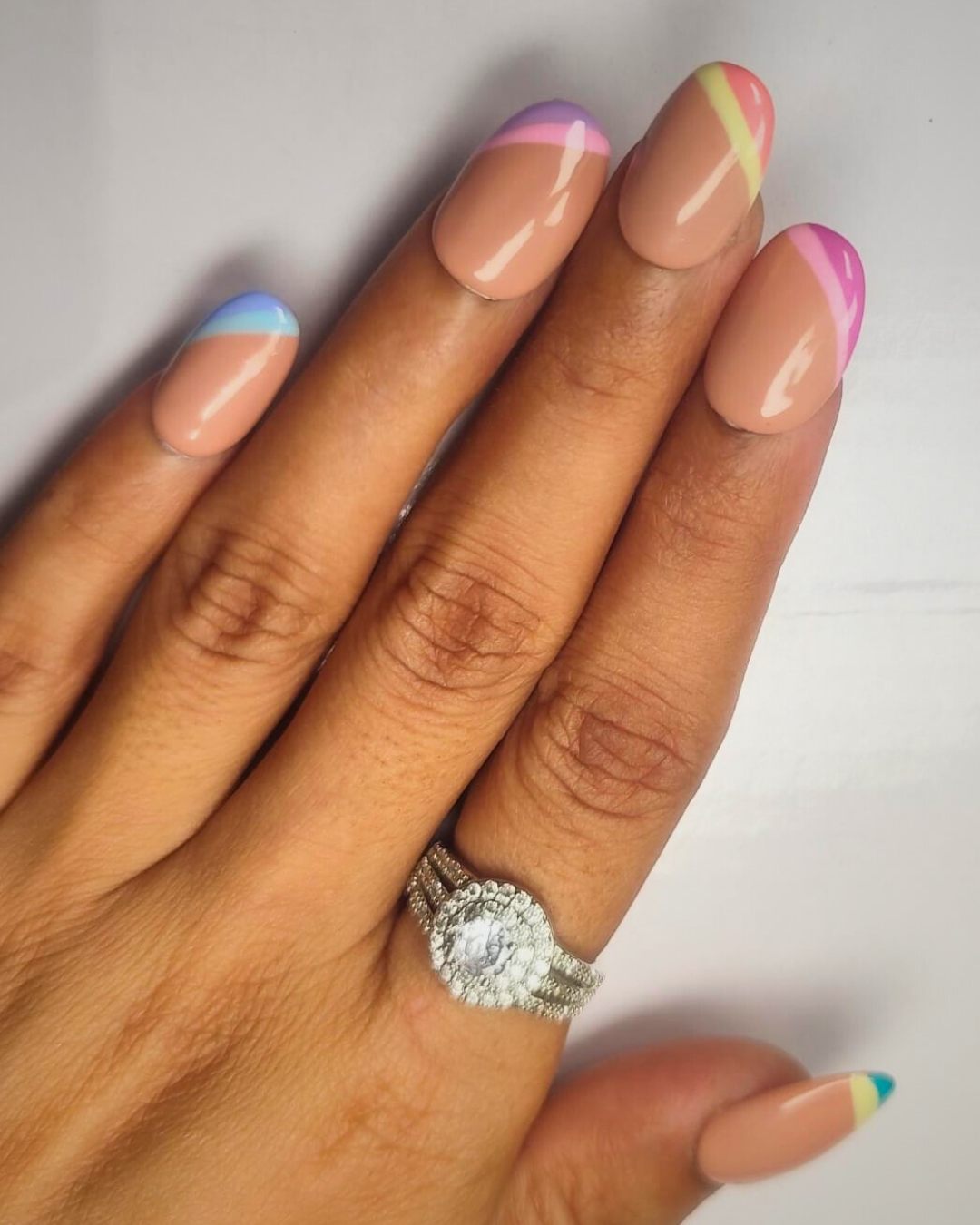 Pastel Pop Tips - Oval