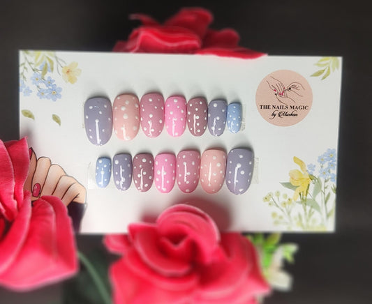 Colorful Confetti Dots - Oval